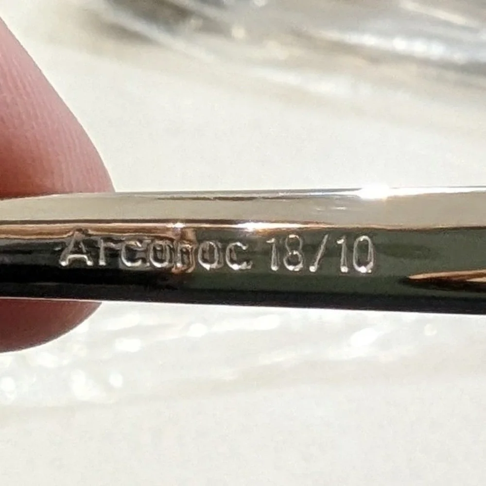Arcoroc Iced Tea Spoons 18/10 Stainless Steel Silver 7.5